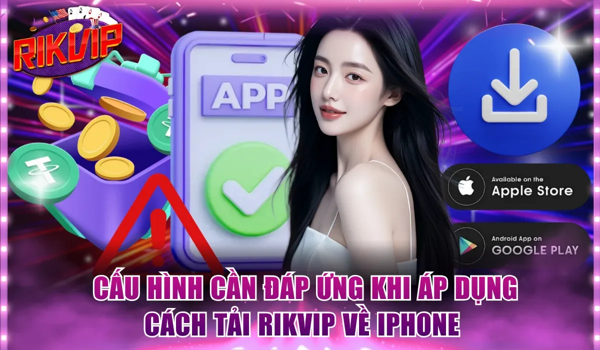 Cấu hình cần đáp ứng khi áp dụng cách tải Rikvip về iphone 